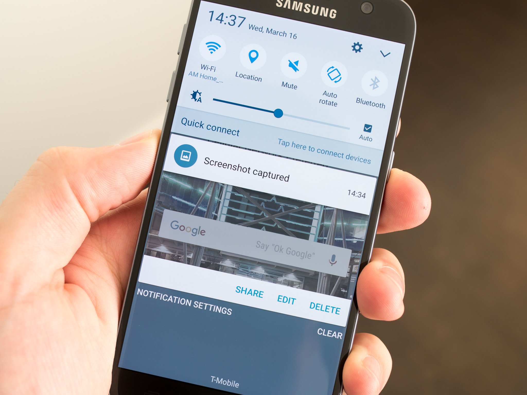 How to take a screenshot on the Samsung Galaxy S7