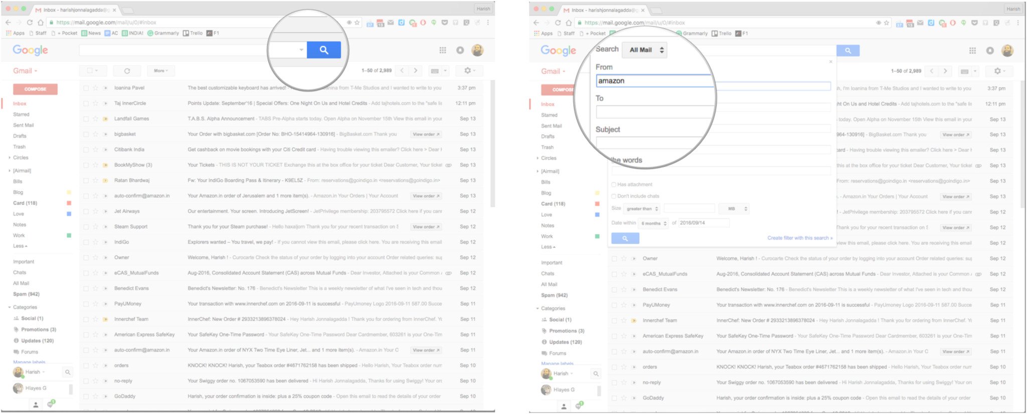 How to add a filter in Gmail