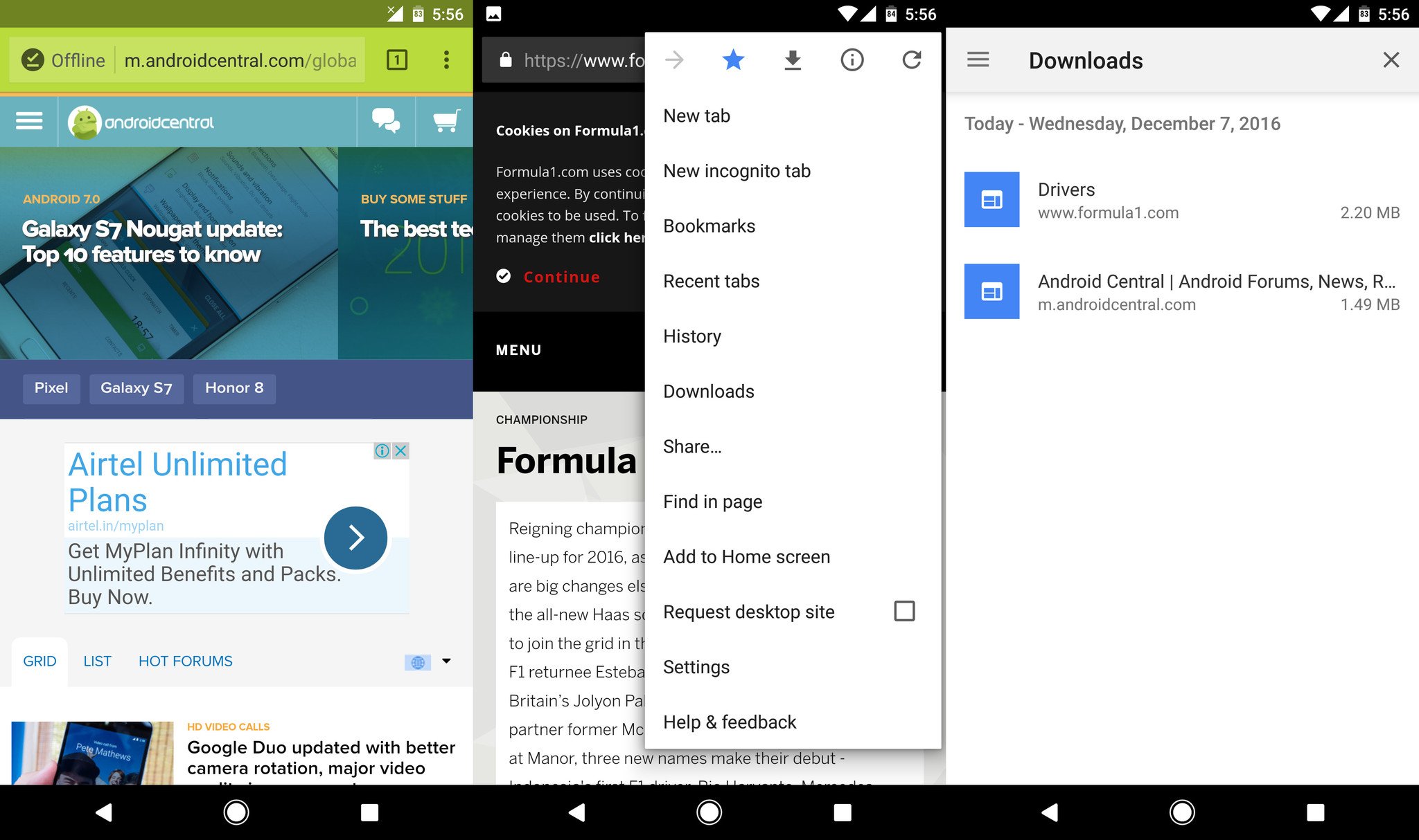 Chrome for Android downloads