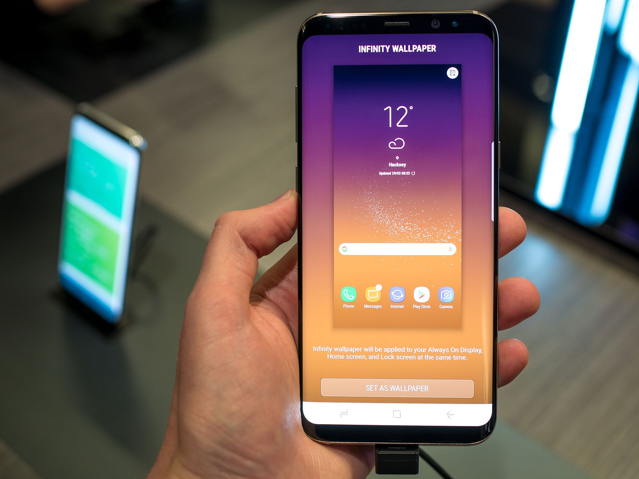 The Galaxy S8 S New Infinity Wallpapers Are Awesome Here S How They Work Android Central
