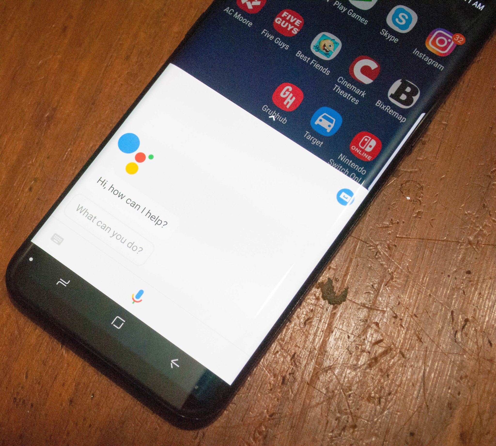 google assistant on your galaxy s8
