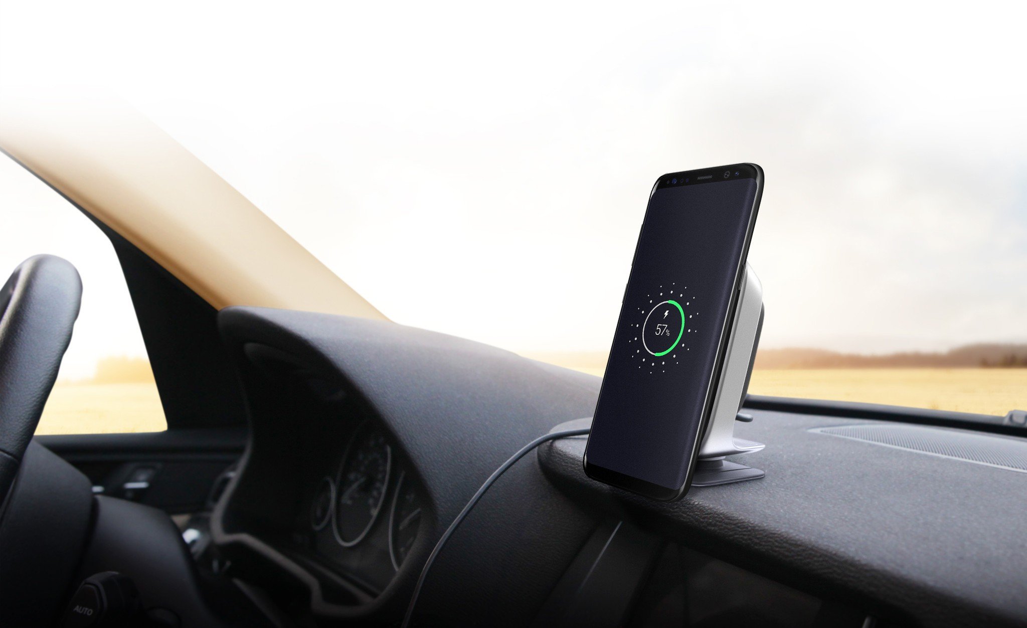 Wireless Phone Charger Gift Car Lovers