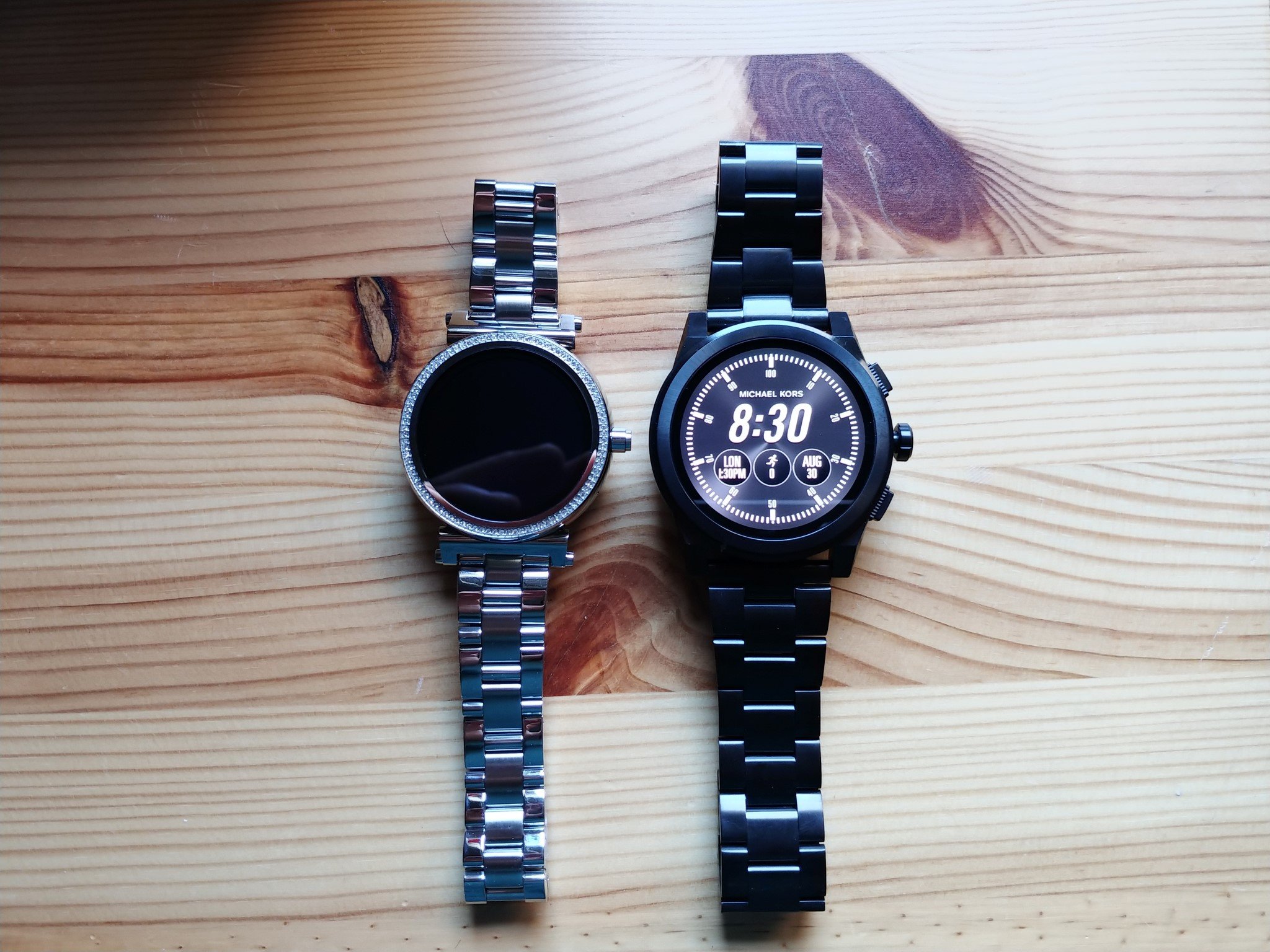 michael kors grayson blue smartwatch