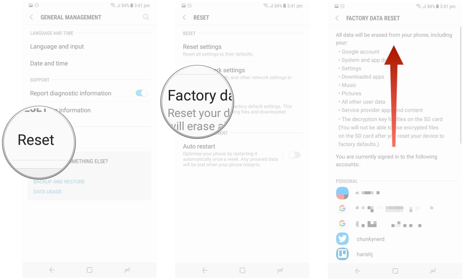 How to factory reset a Samsung phone