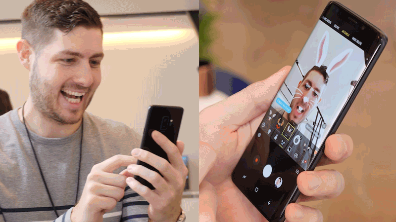 AR Emoji on the Galaxy S9+