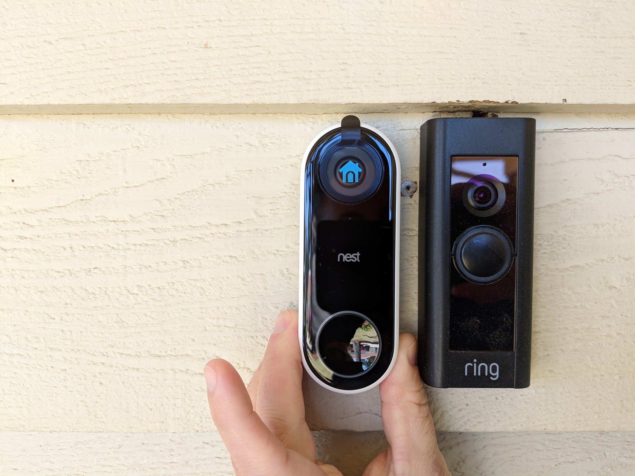 Ring Pro and Nest Hello