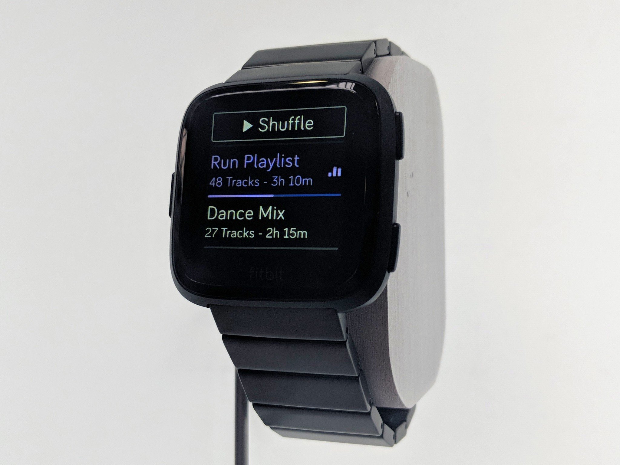 how to transfer music to a fitbit versa