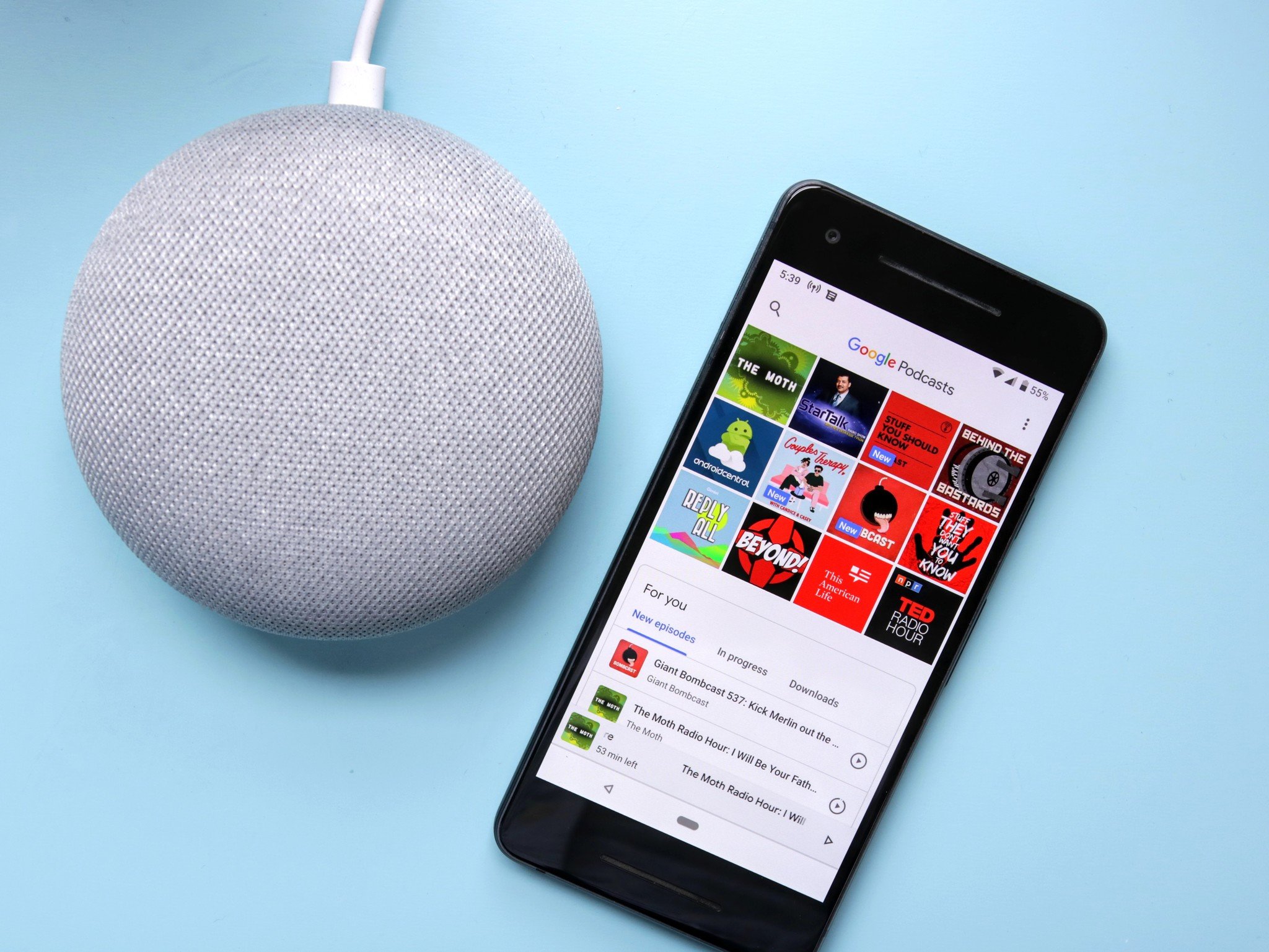 How to synchronize podcasts between Google Podcasts and 