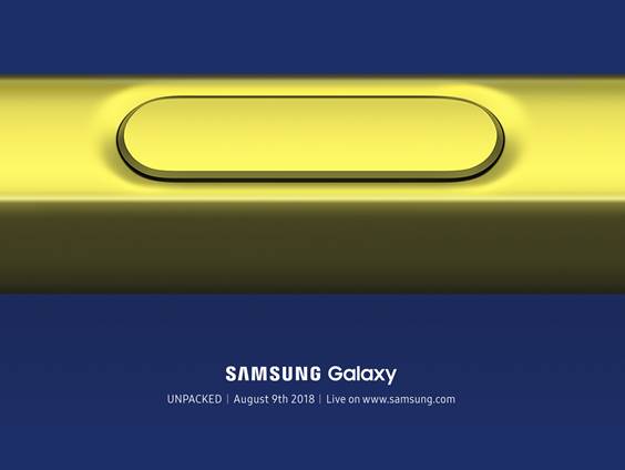 Samsung Galaxy Note 9 event