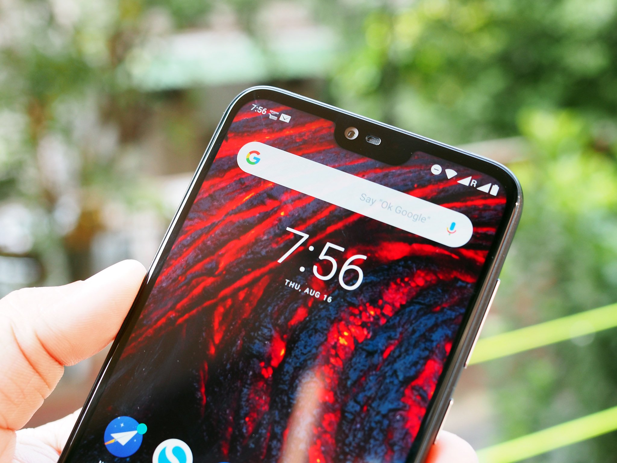 The Nokia 6.1 Plus at an angle 