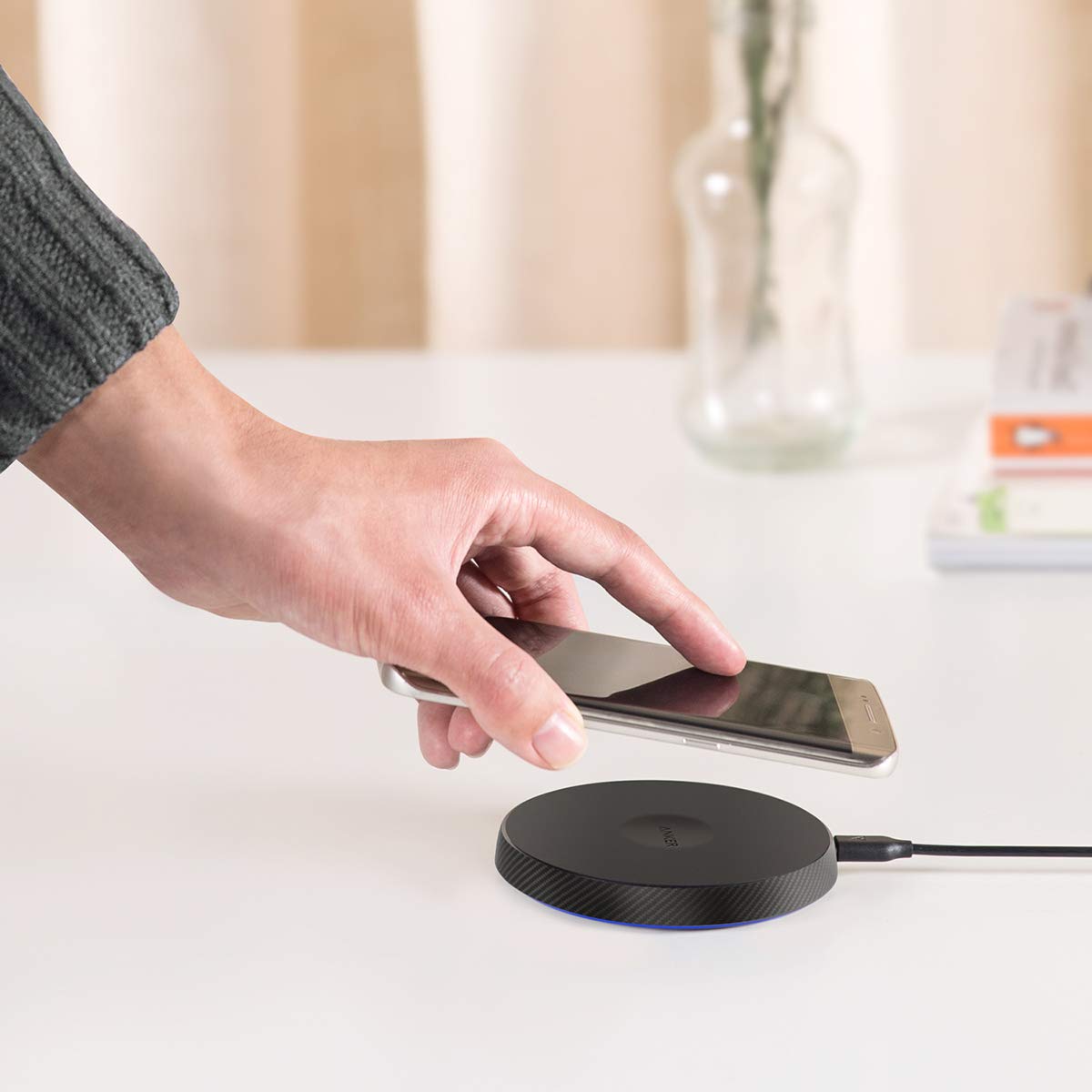 Keep your new smartphone powered up with Anker's Qi Wireless Charging Pad