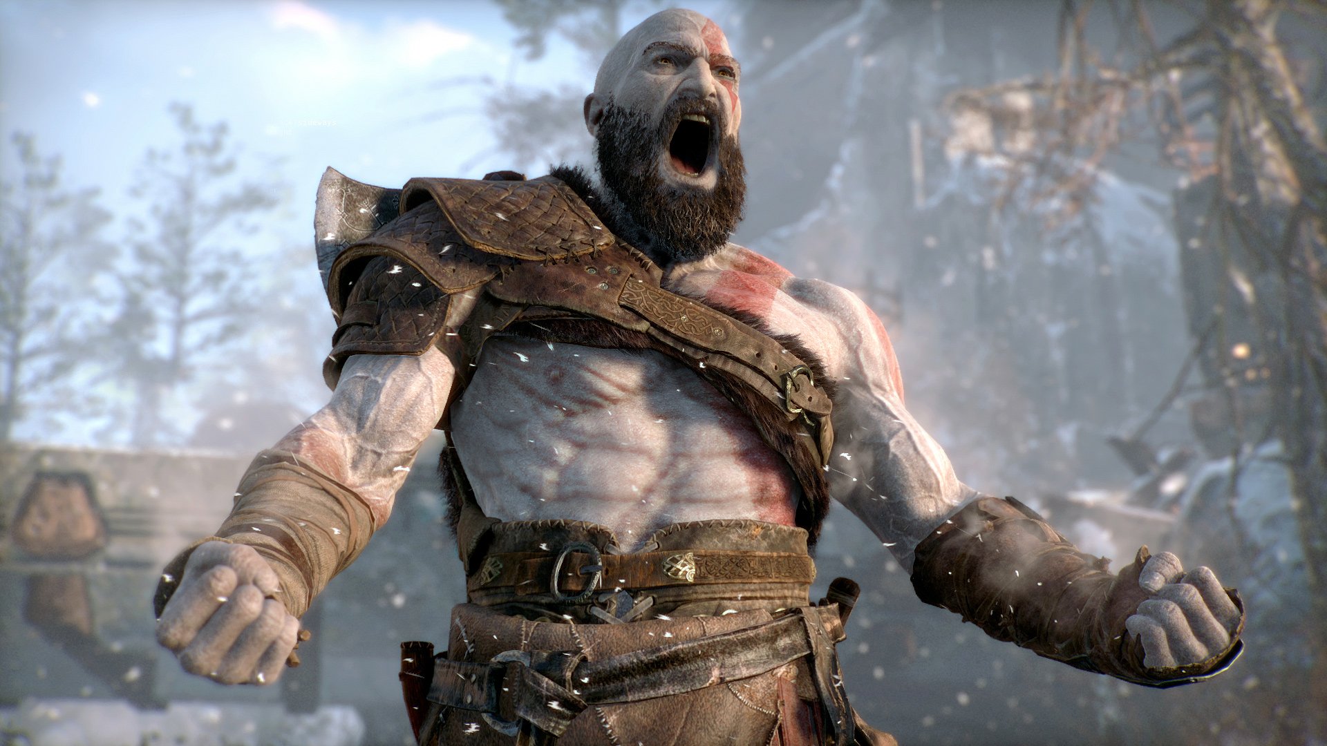 Kratos gritando