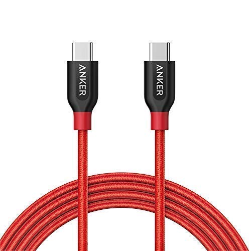  Anker Powerline+ USB C to USB C Cable (3ft), Power Delivery PD Charging for Apple MacBook, Huawei Matebook