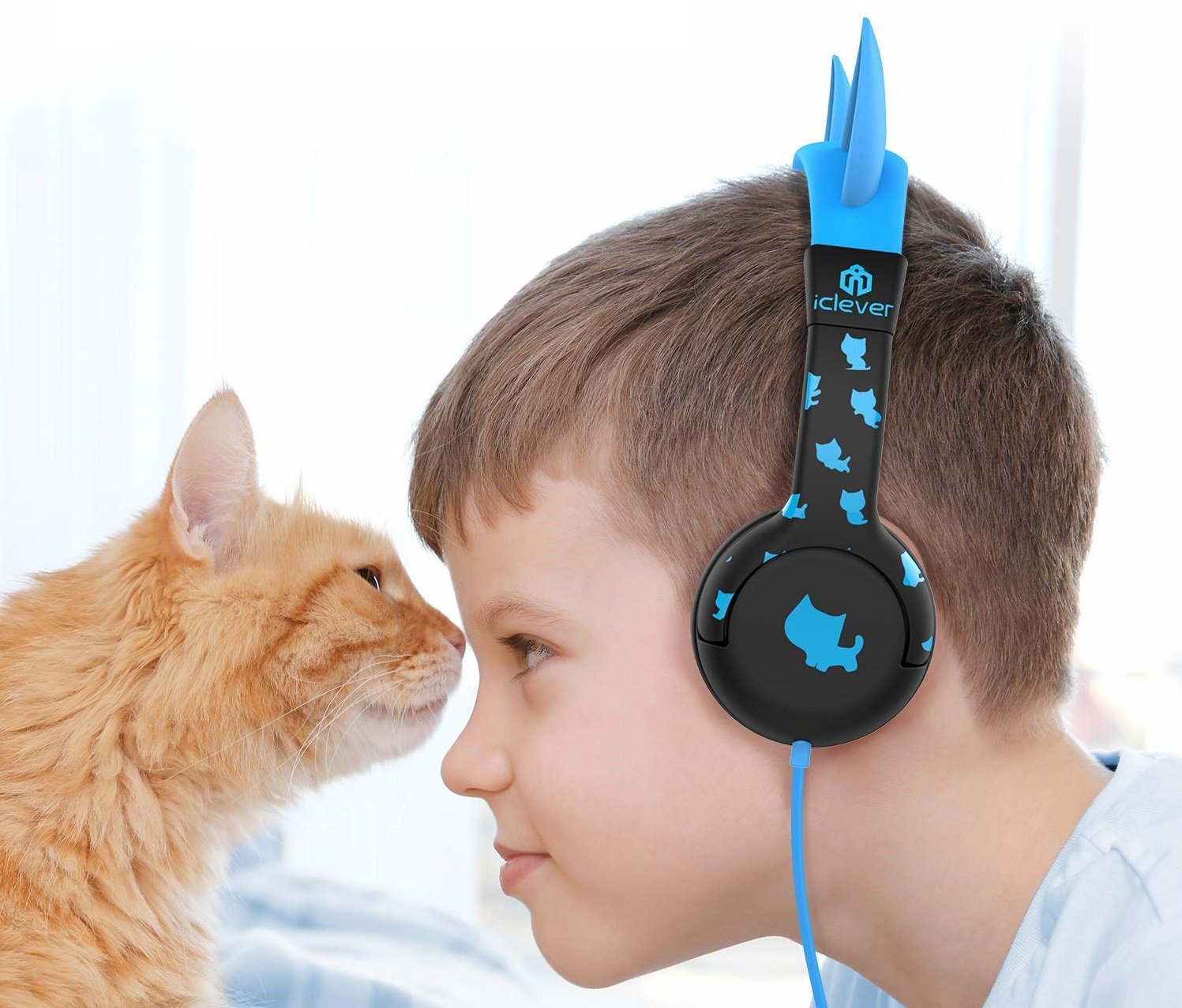 Fones de ouvido iClever Kids Cat Ear
