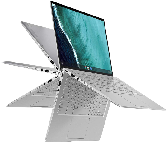  Asus Chromebook Flip C434 2 In 1 Laptop, 14"