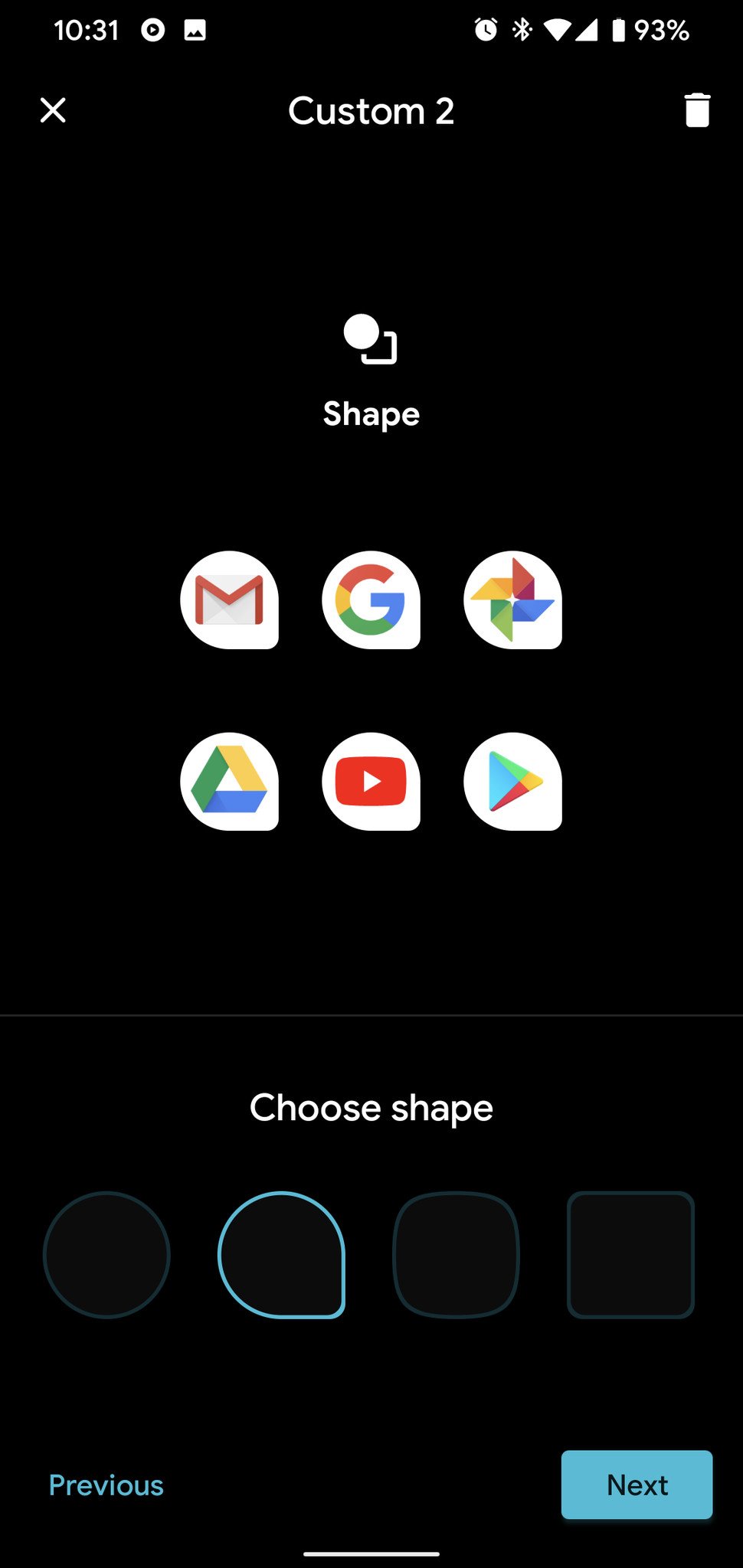 Choose your app icons
