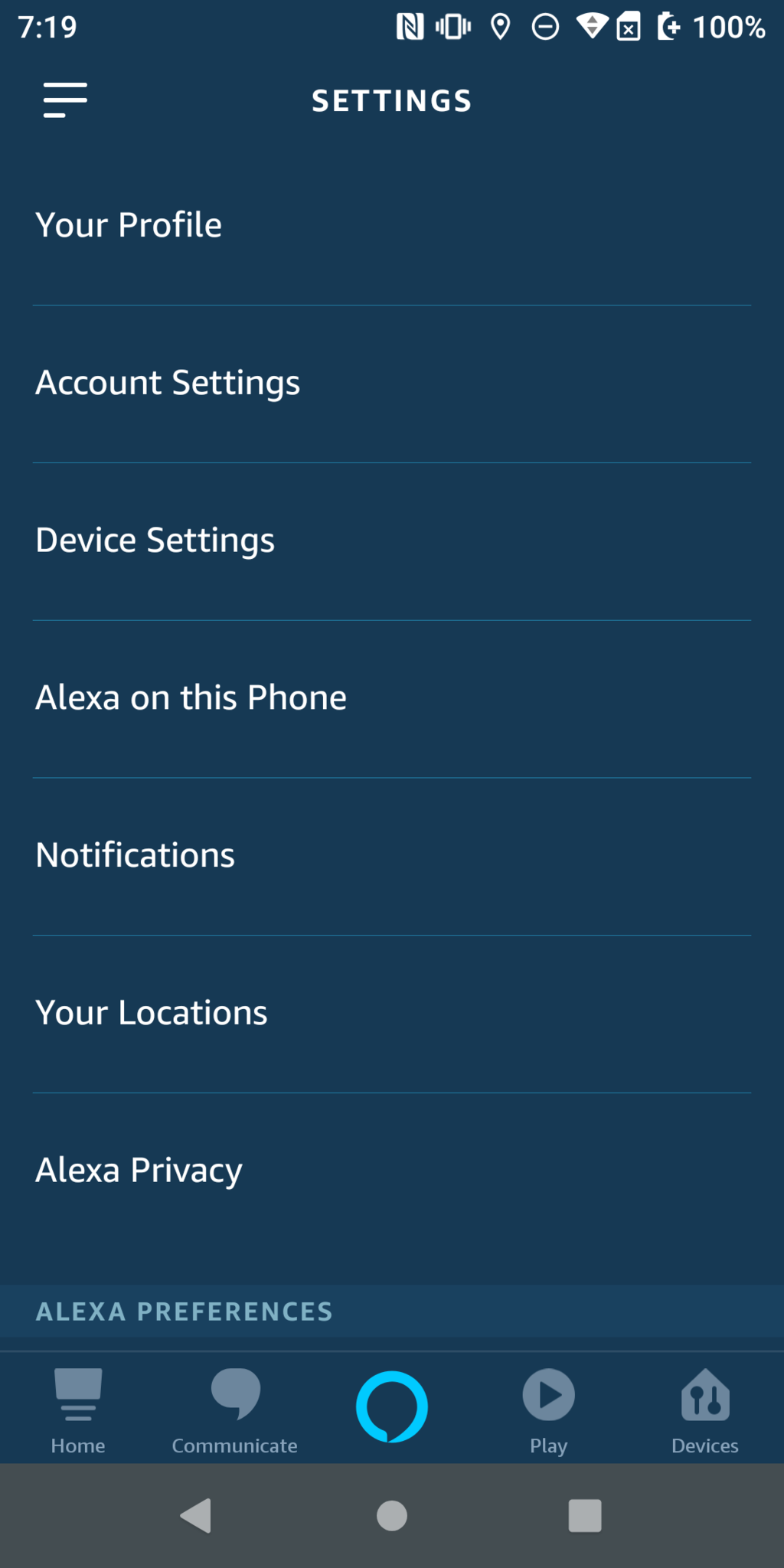 Alexa app voice profile 3