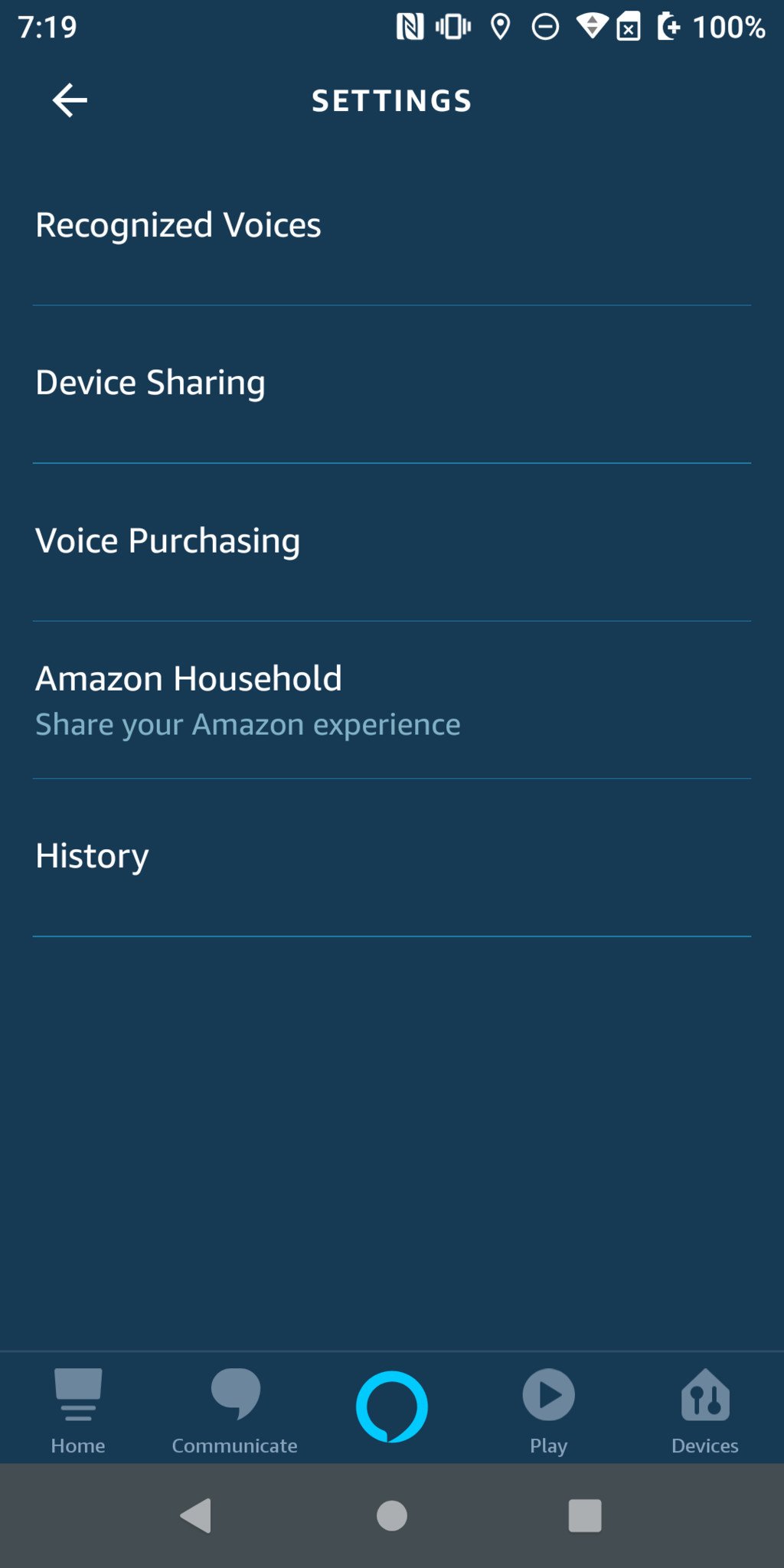 Alexa app voice profile 4