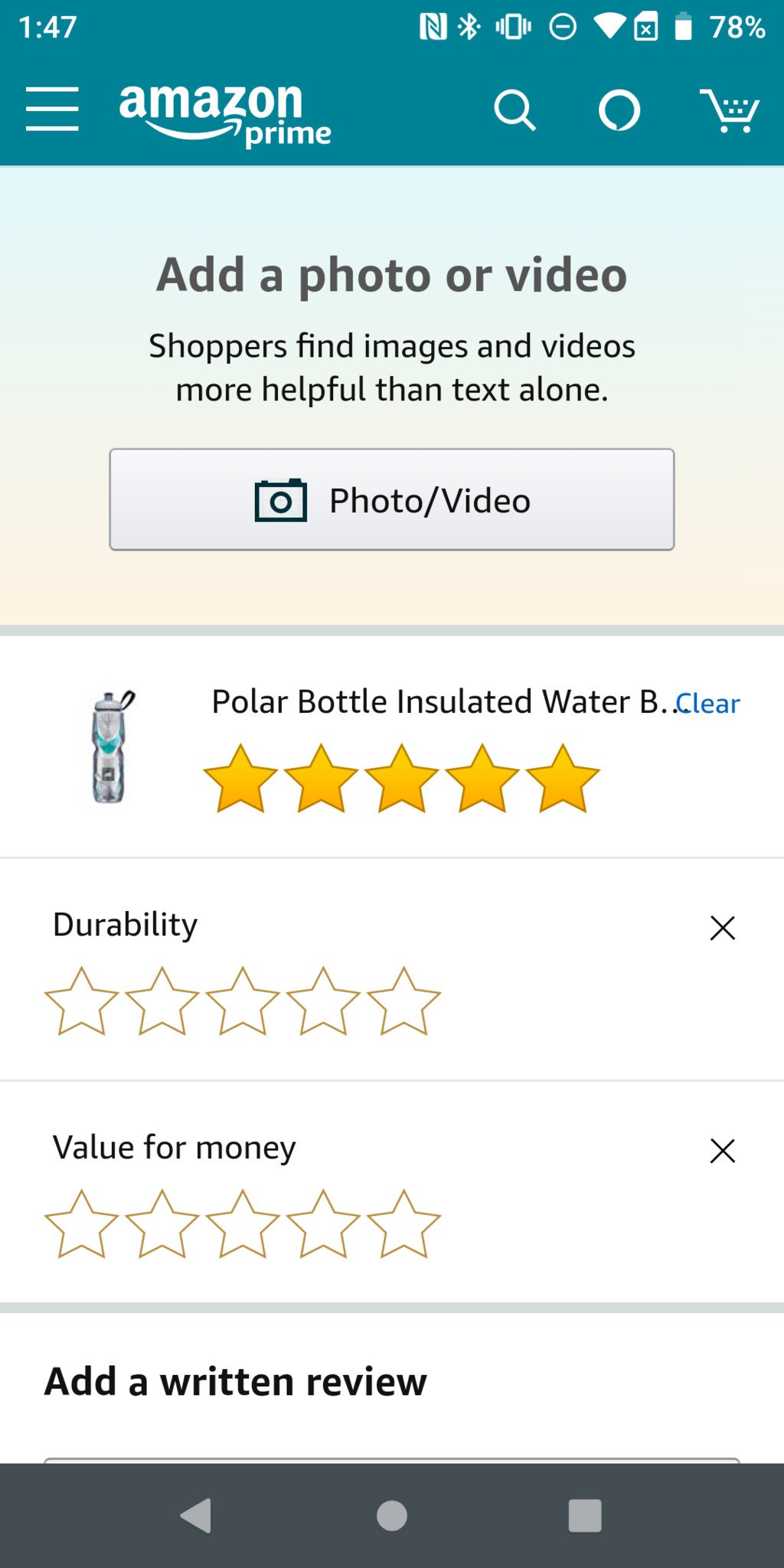 Amazon app review 5
