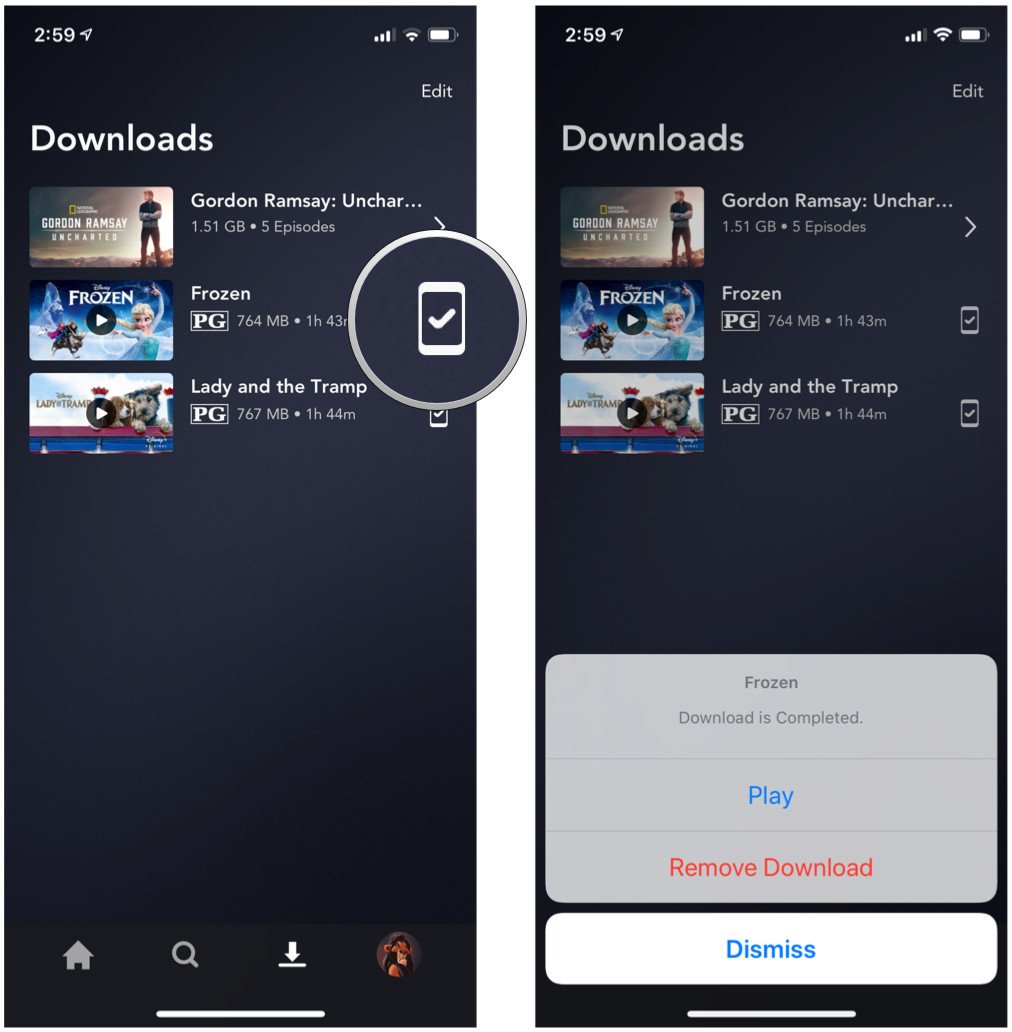 How to download videos on Disney Plus for iOS | Android ...