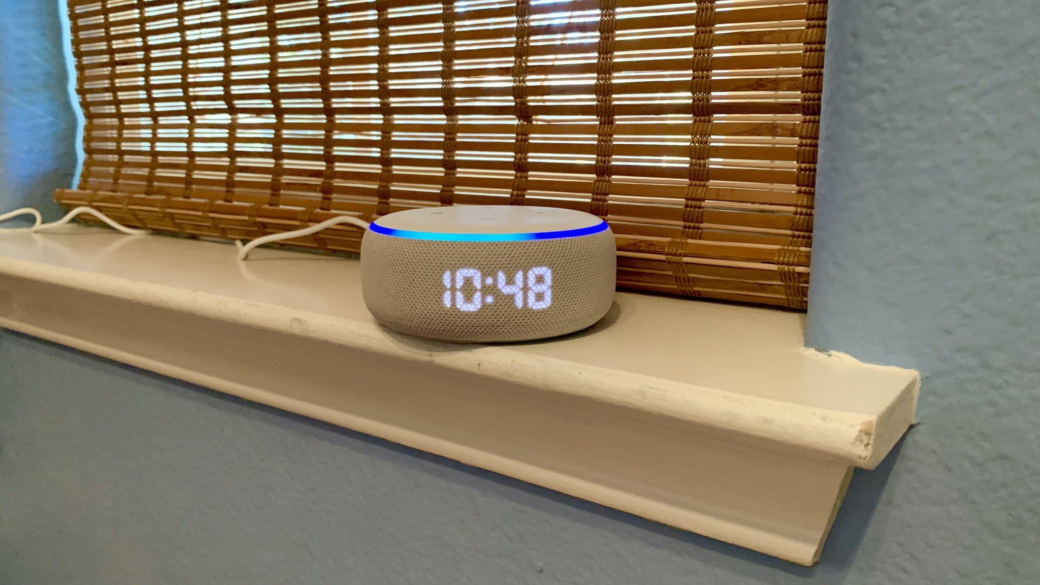Echo Dot with Clock time