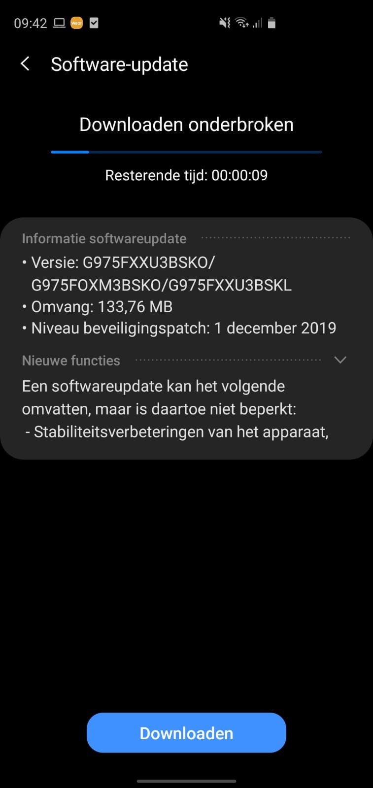 Galaxy S10 Android 10 Update