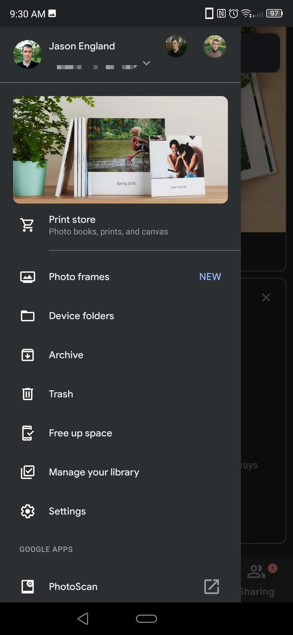 Google Photos Manage your library