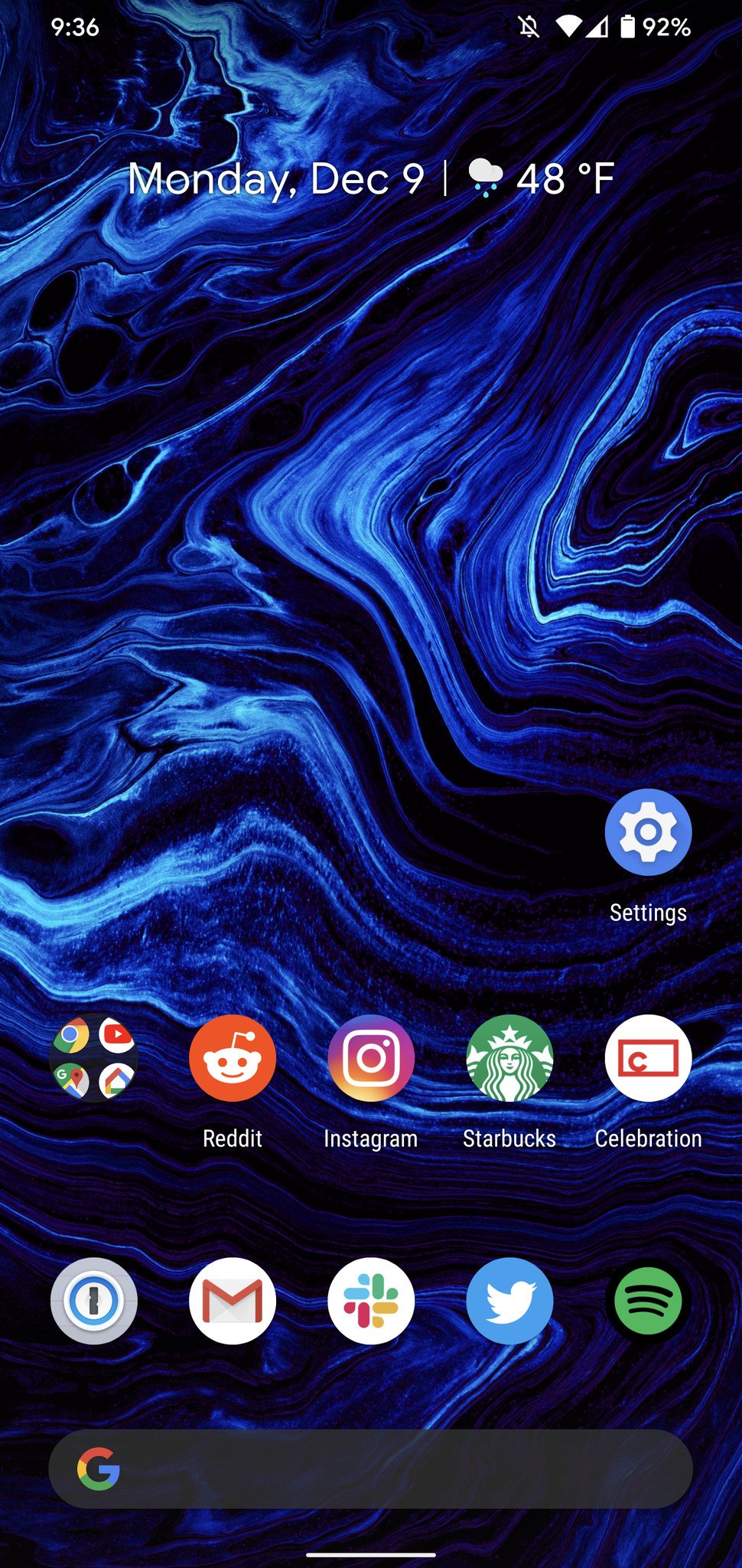 Android home screen