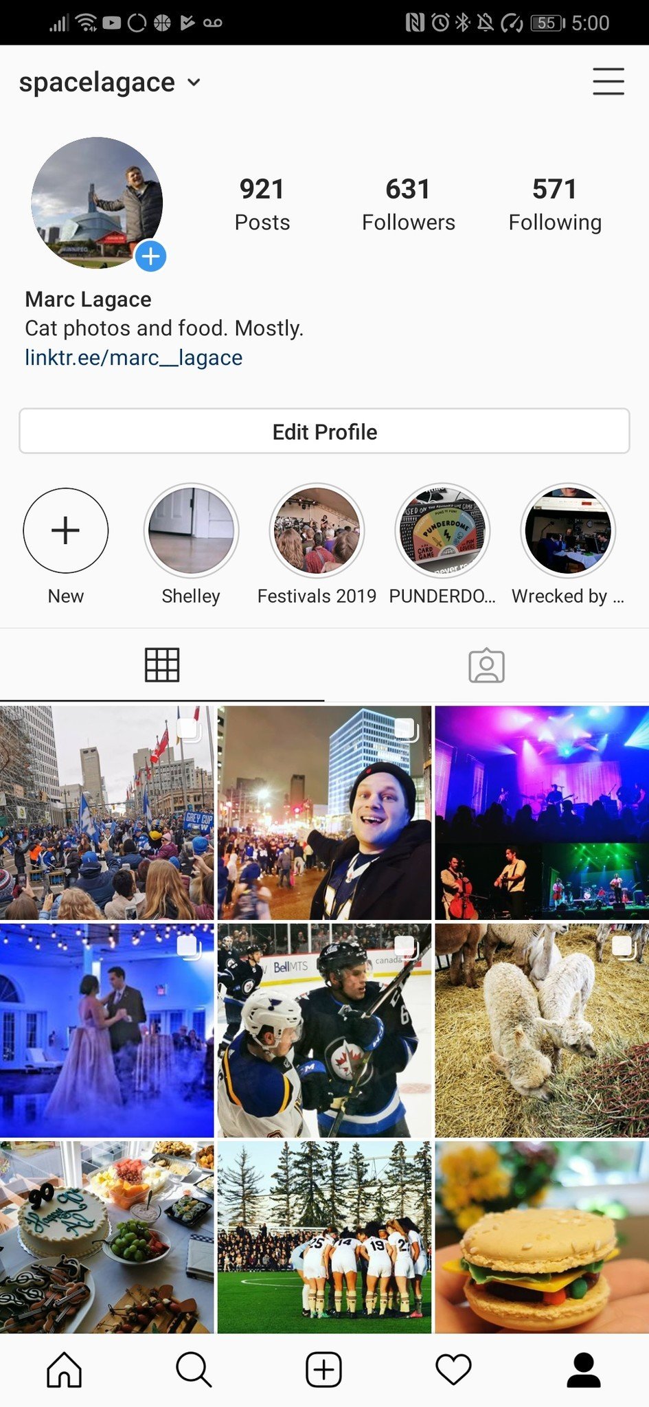 Instagram privacy settings screens