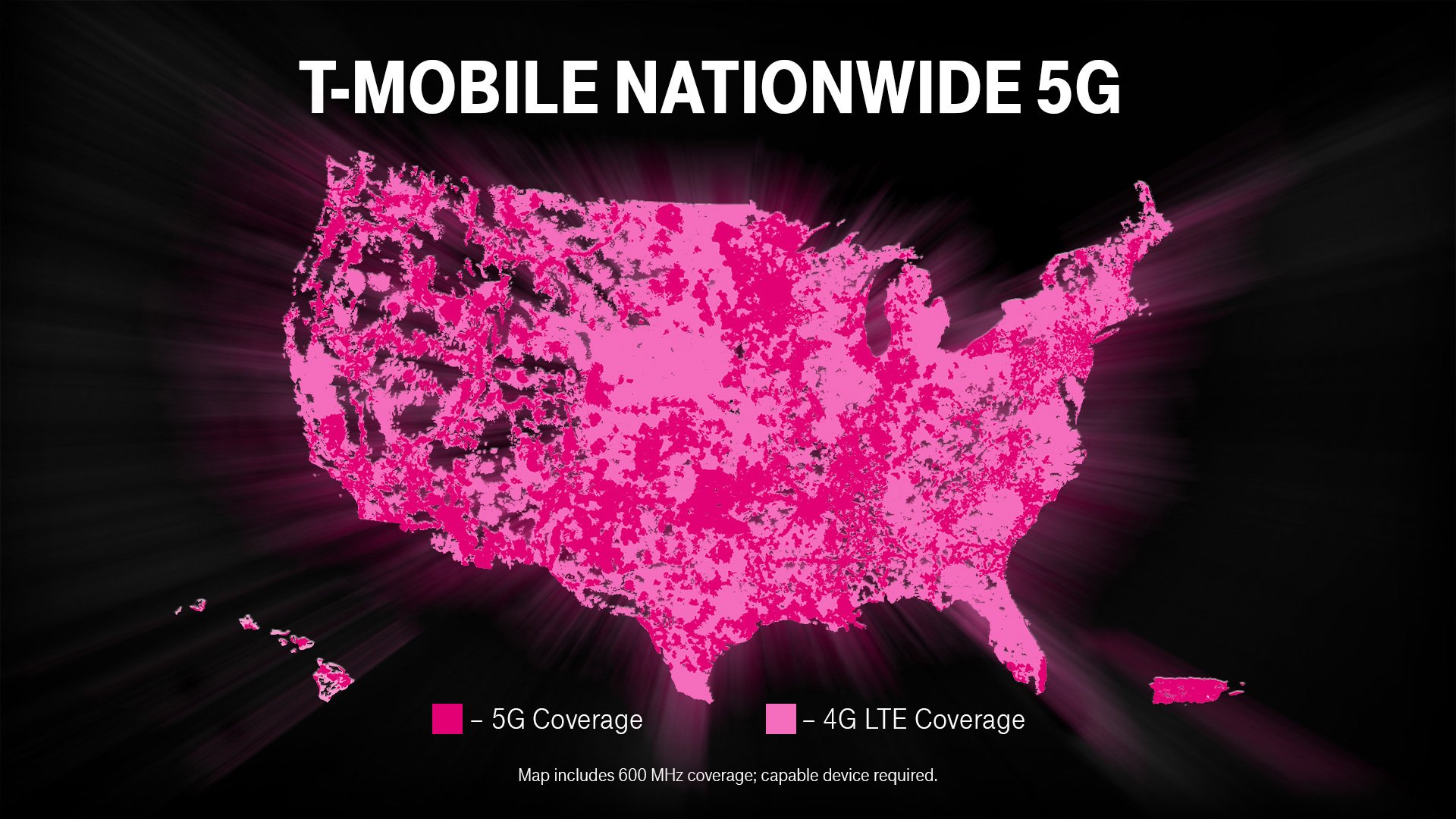 T-Mobile 5G with 600Mhz