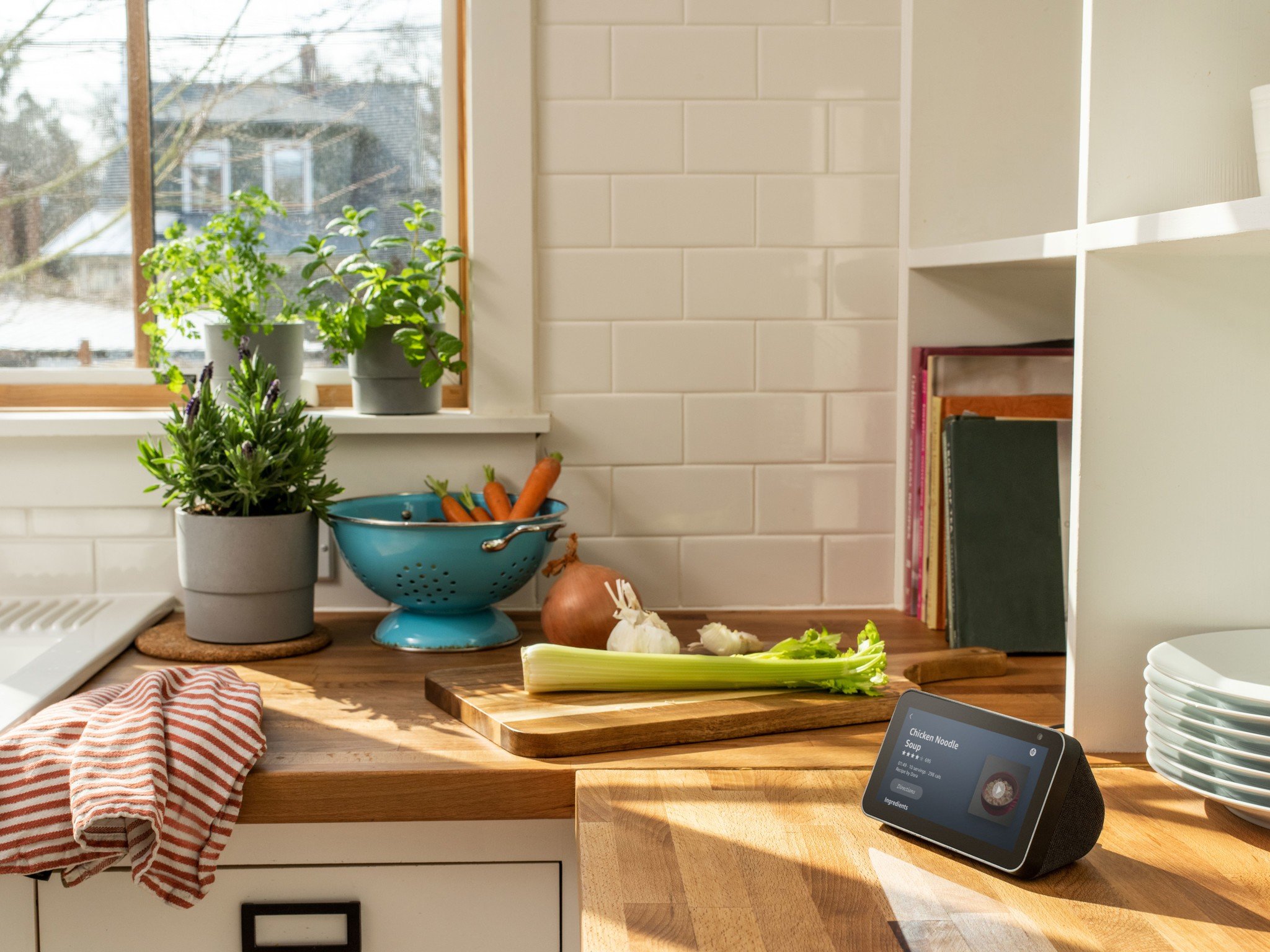 Amazon Echo Show 5 in kitchen