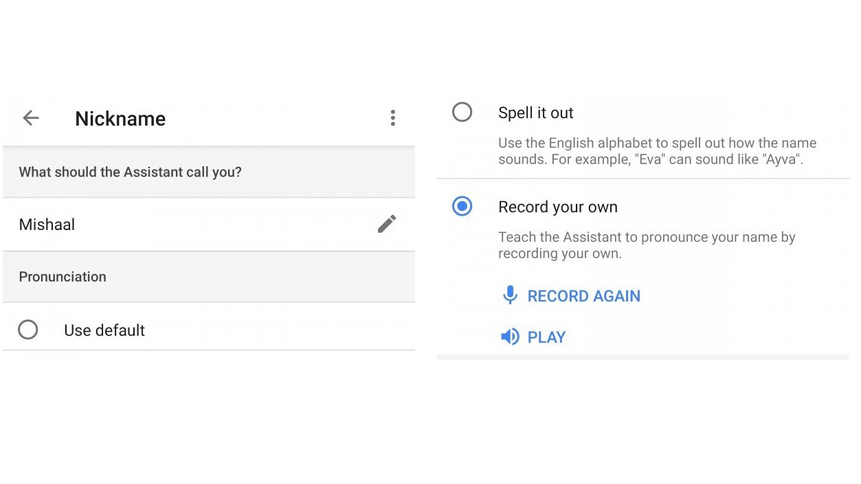 Google Assistant Pronounce