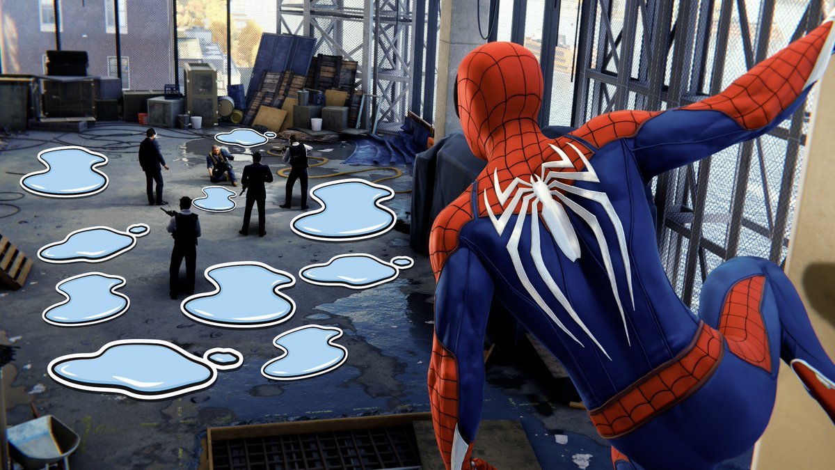 Spider-Man puddlegate photo mode