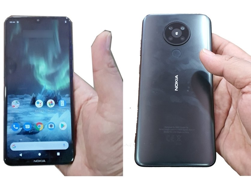 Leaked Nokia 5.2 hands-on photos reveal a waterdrop notch, quad cameras thumbnail