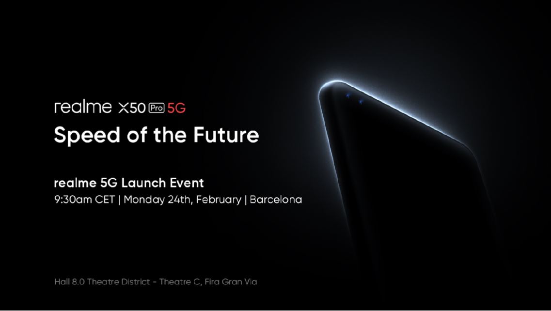 Realme X50 Pro 5g MWC Invite