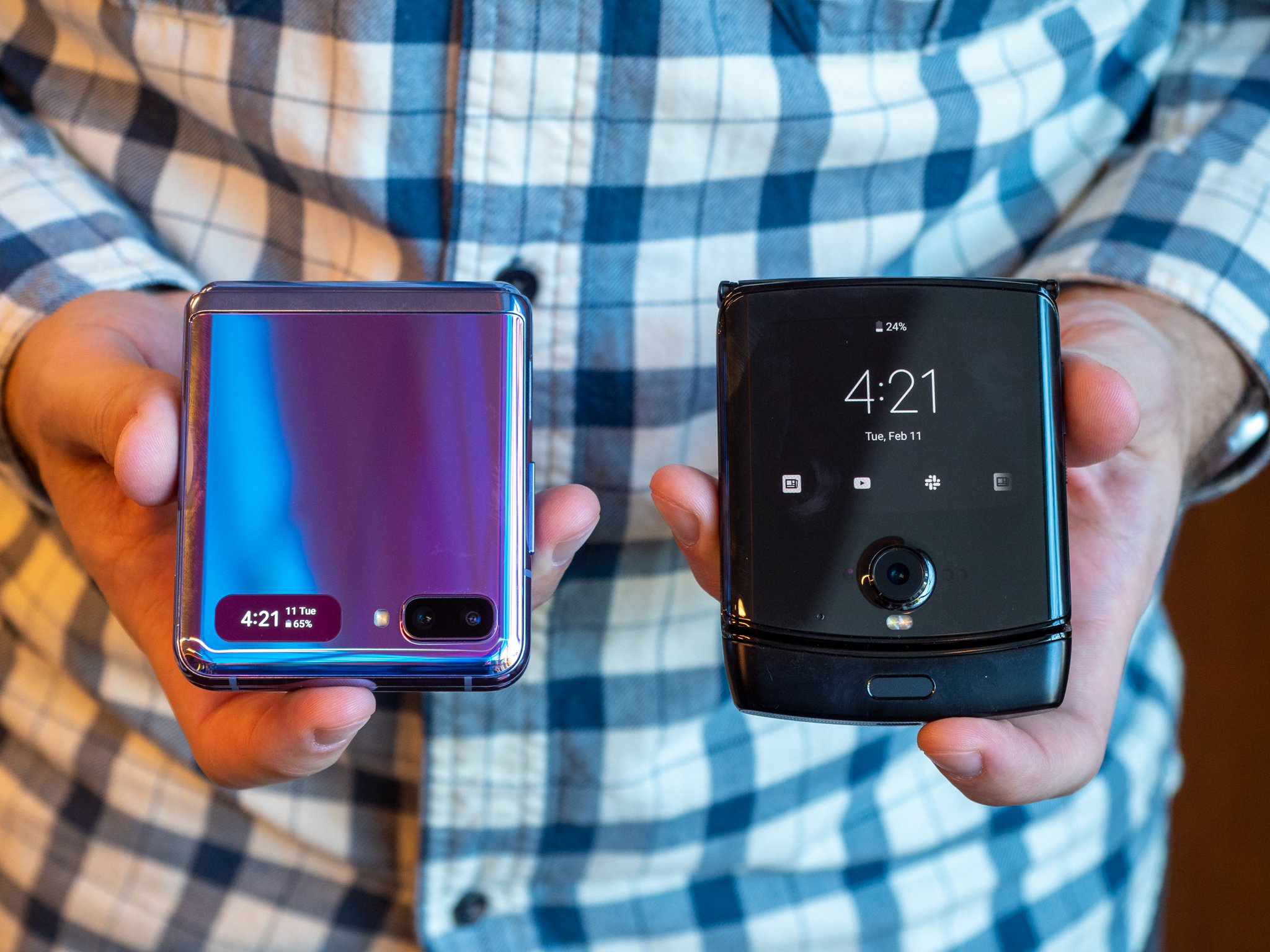 Samsung Galaxy Z Flip Vs Motorola Razr Which Foldable Should You Buy Android Central