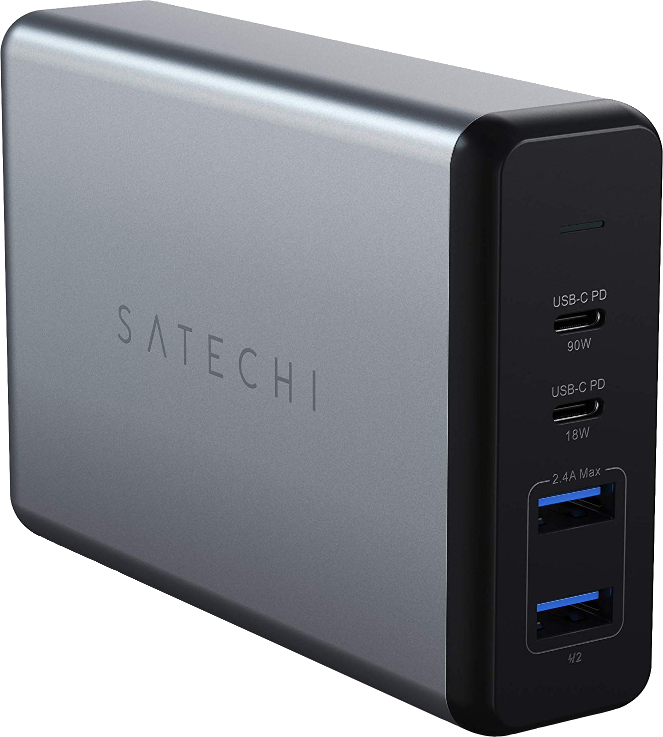  Satechi 108W Pro USB-C PD Desktop Charger - 2 USB-C PD & 2 USB-A Ports