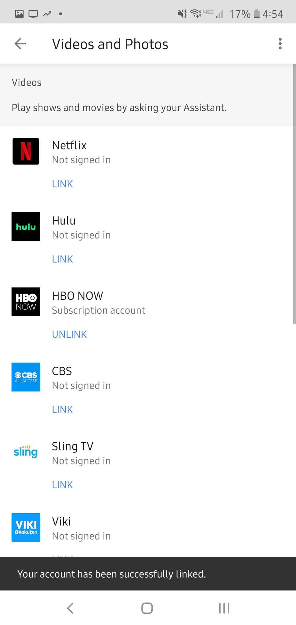 Streaming Apps Nest Hub - step 6