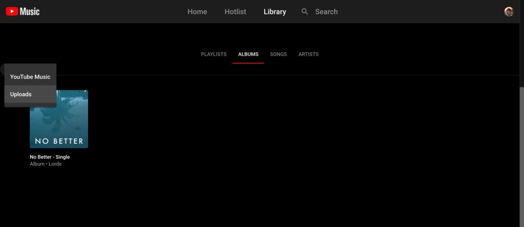 Youtube Music Cloud Library