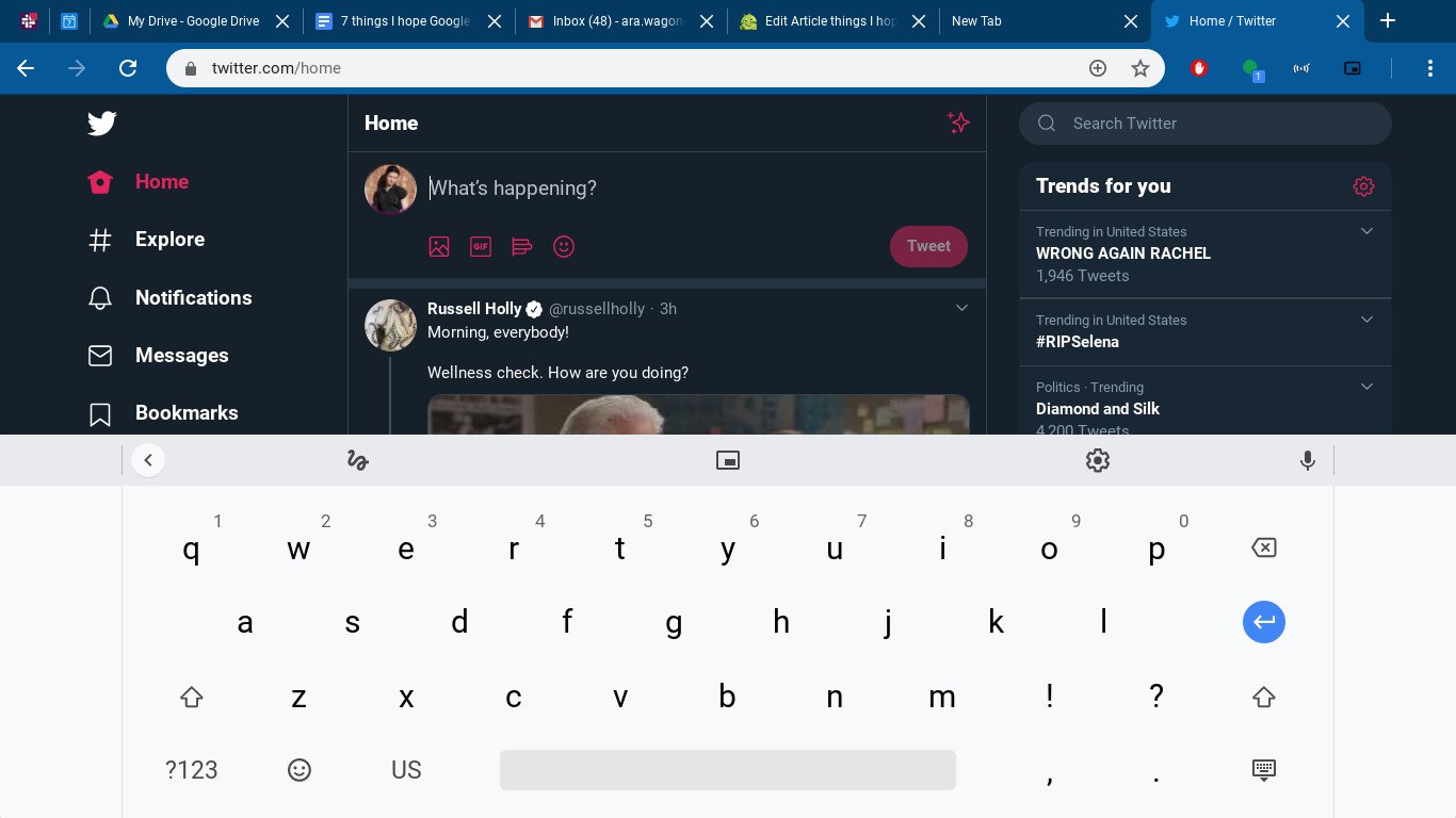 Chrome OS Keyboard is not enough