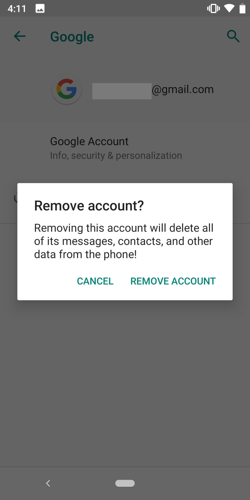 Delete Google Account 4
