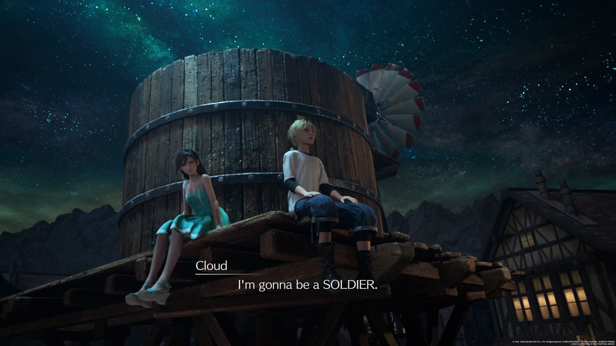 Final Fantasy 7 Remake Young Tifa And Cloud