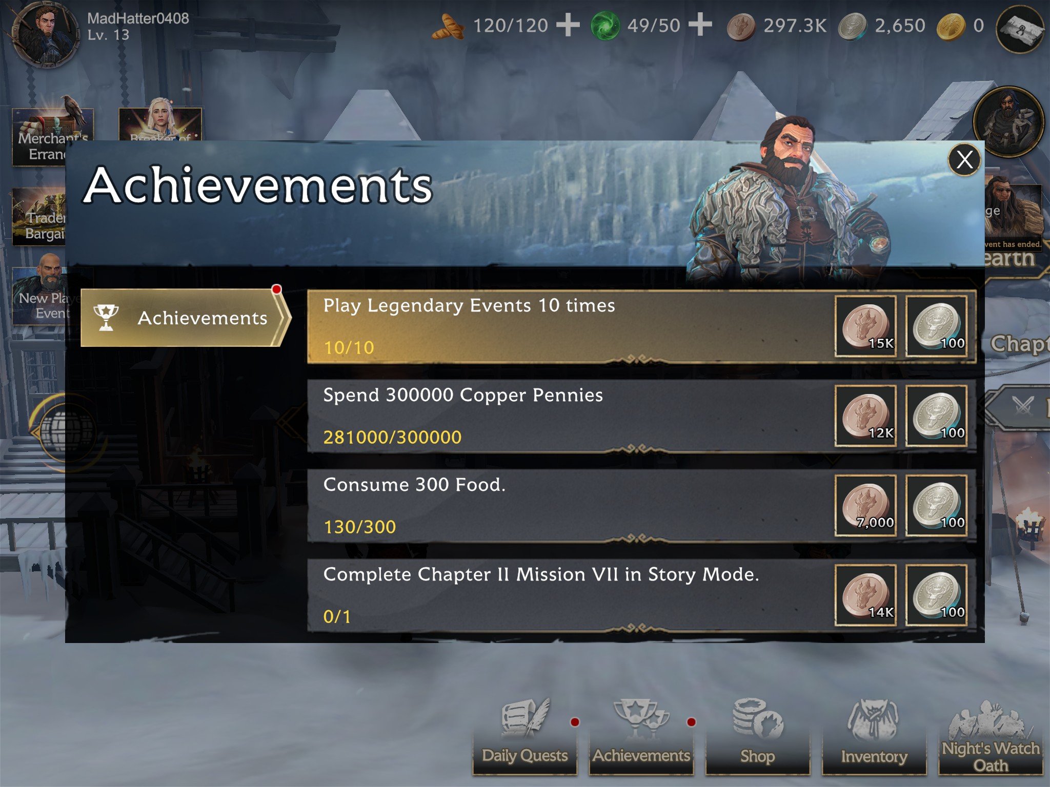 Game Of Thrones Beyond The Wall Achievements