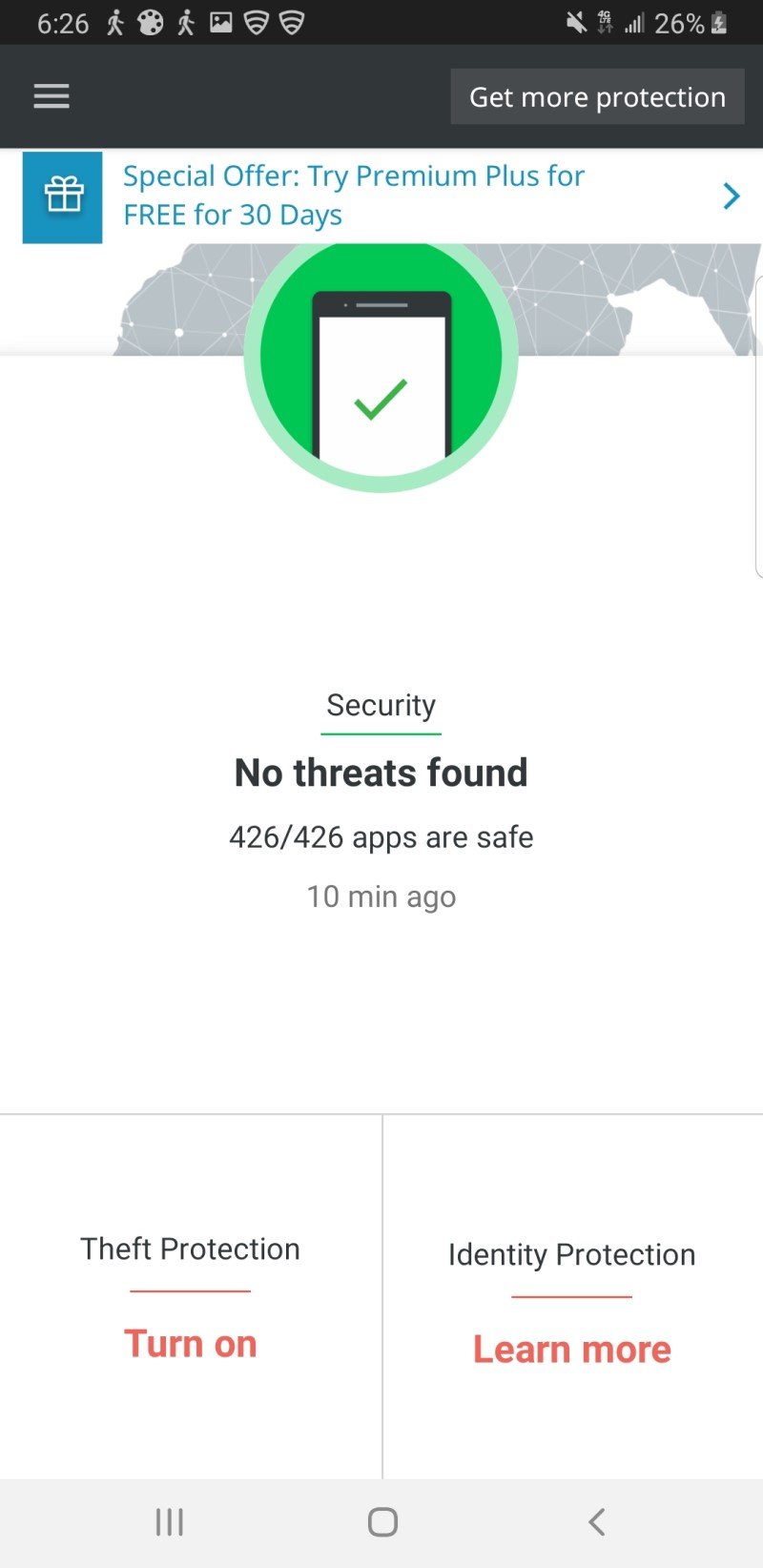 Lookout Security Free App Screenshot