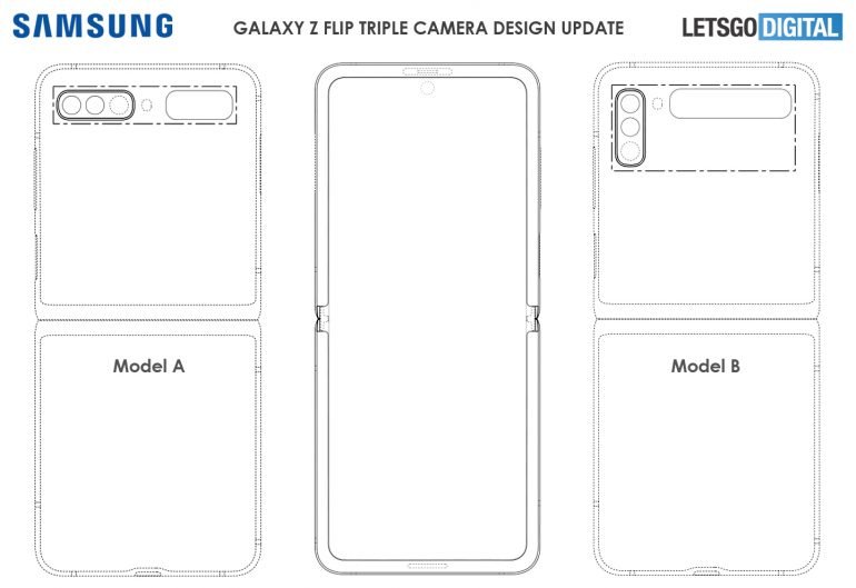 Galaxy Z Flip 2 Design Patent