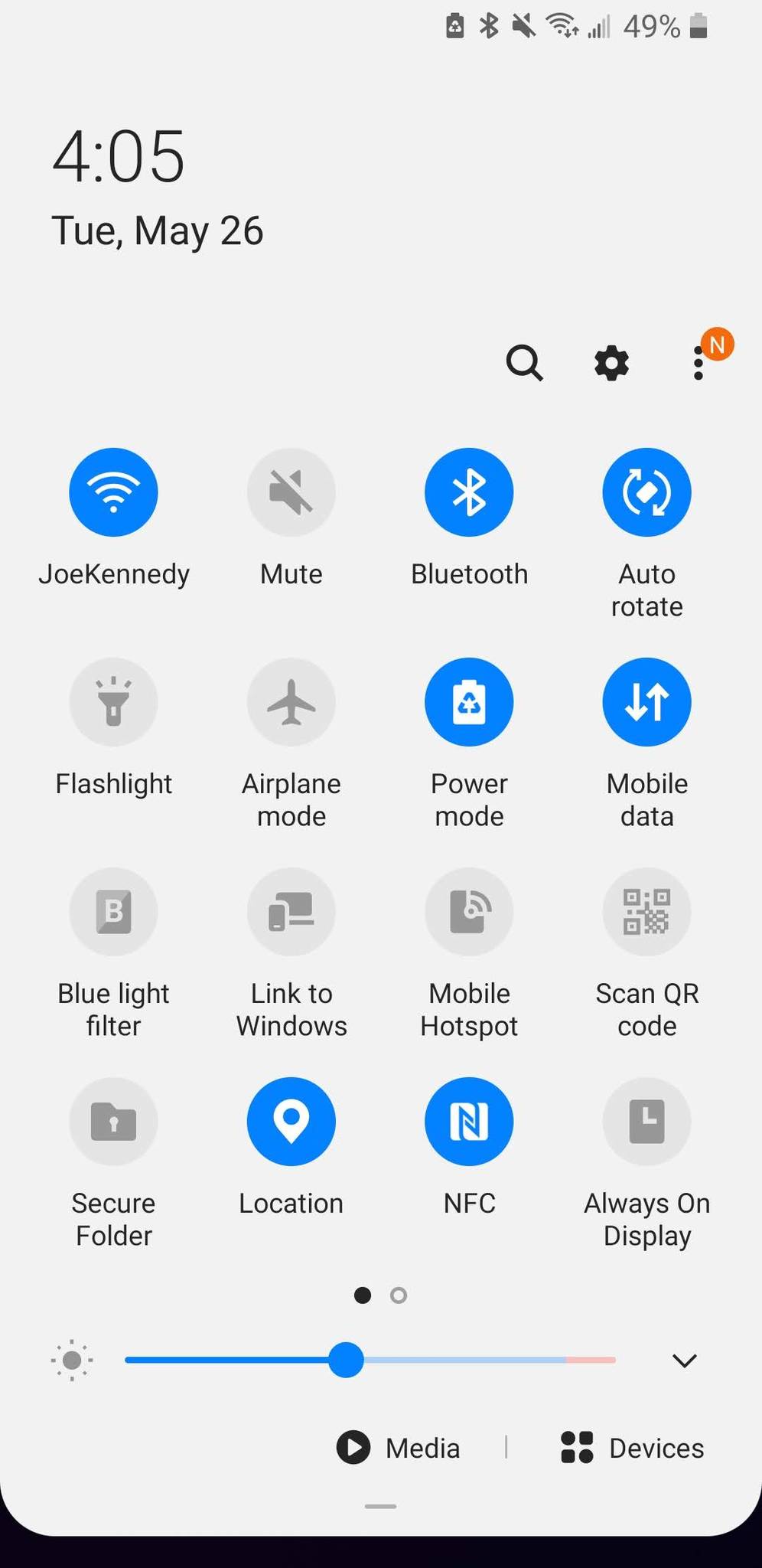 Samsung Blue Light Filter