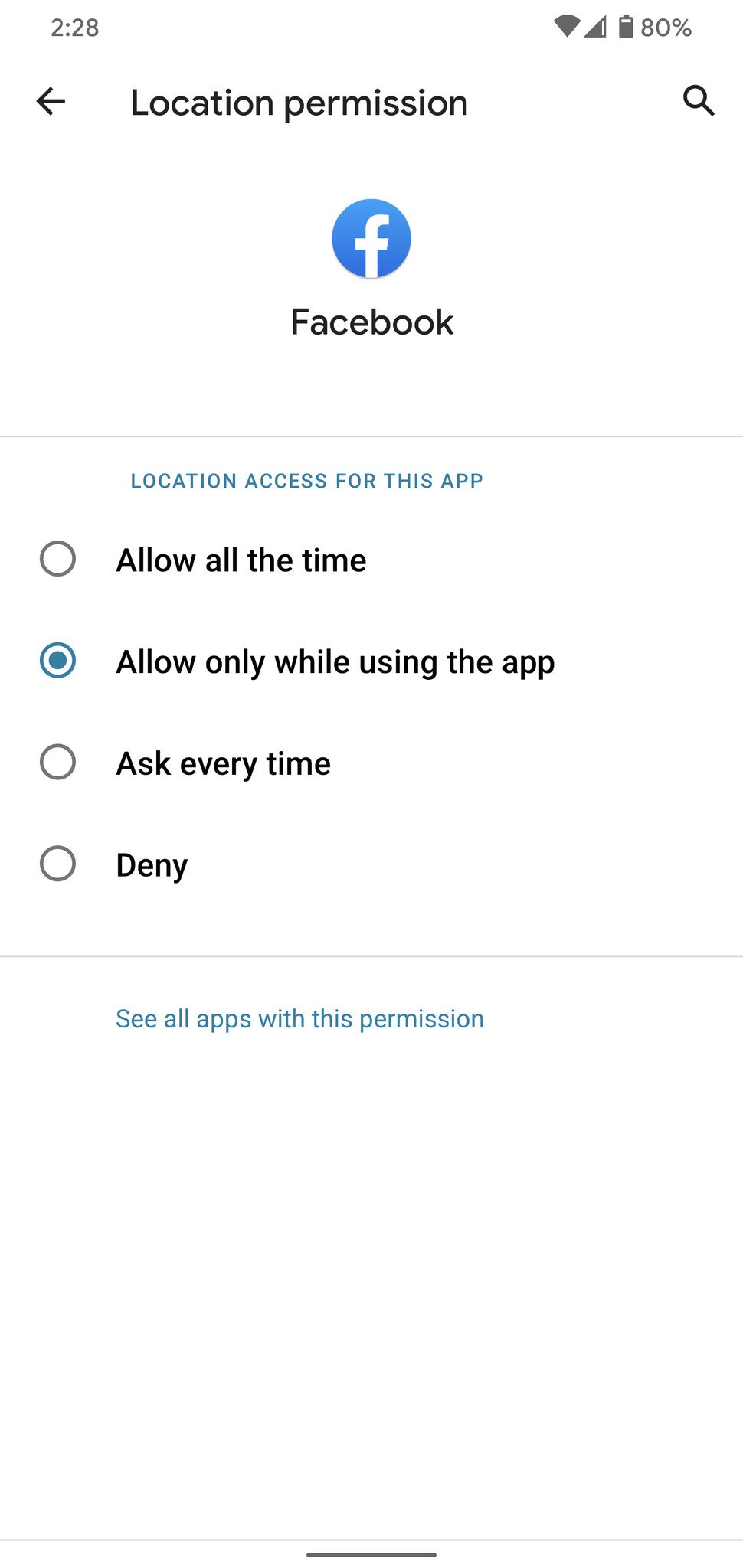 Android 11 permissions