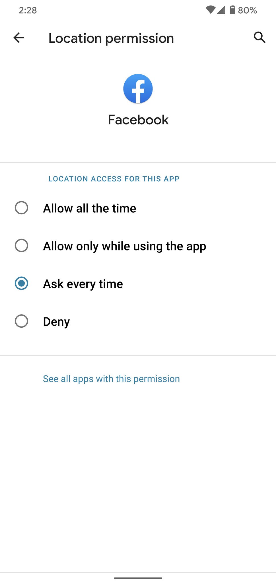 Android 11 permissions