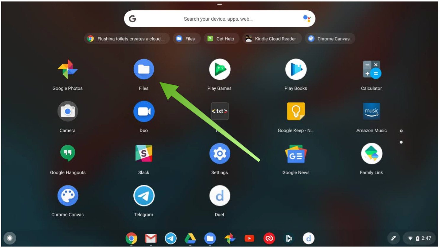 Chromebook Files App 2