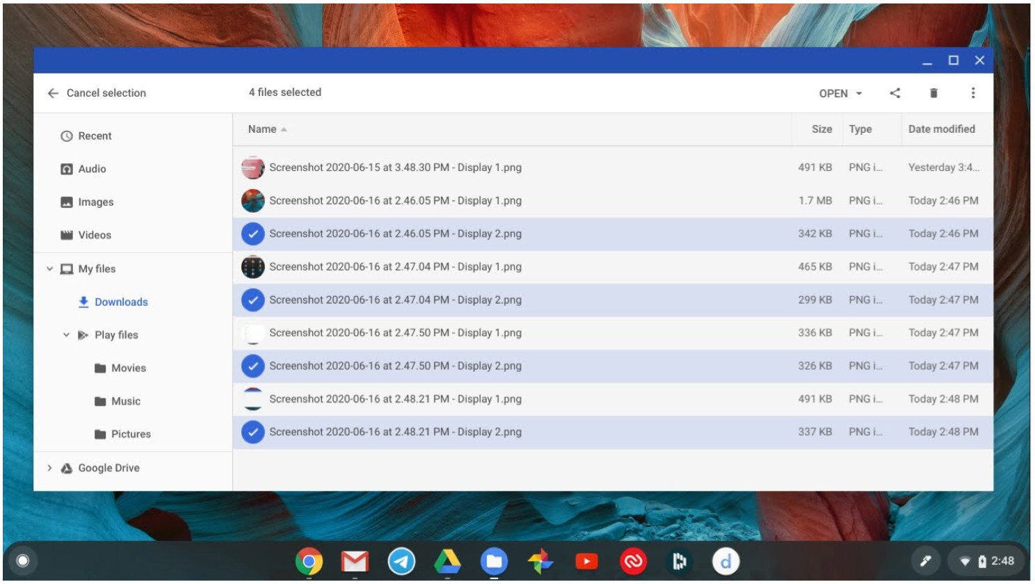 Chromebook Files App 4
